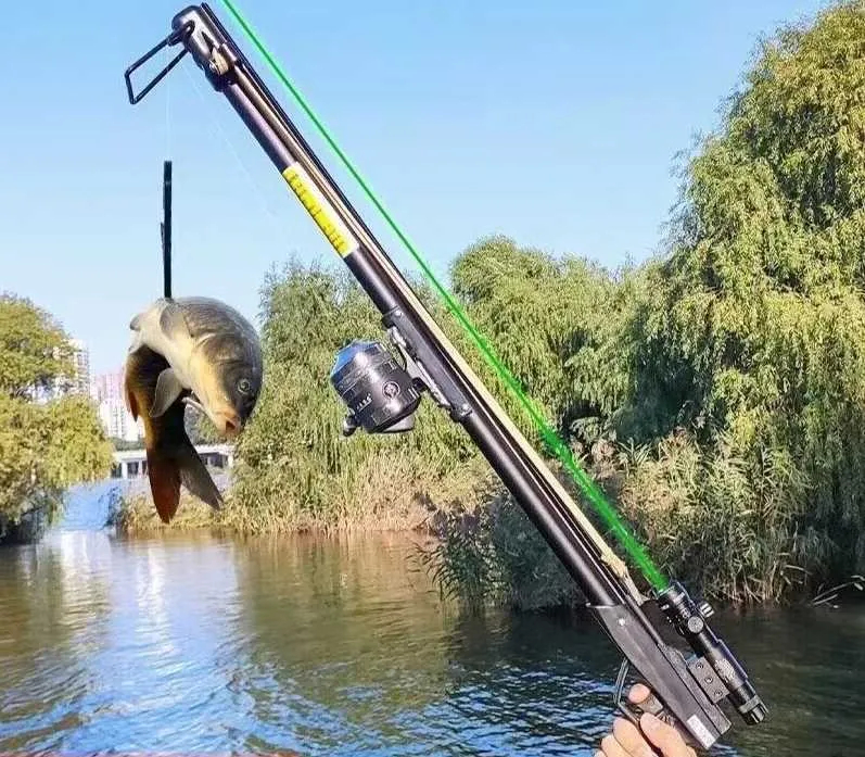 VISSER Ketapel Laras Panjang Pemancing dengan Anak Panah - Alat Memancing Serbaguna