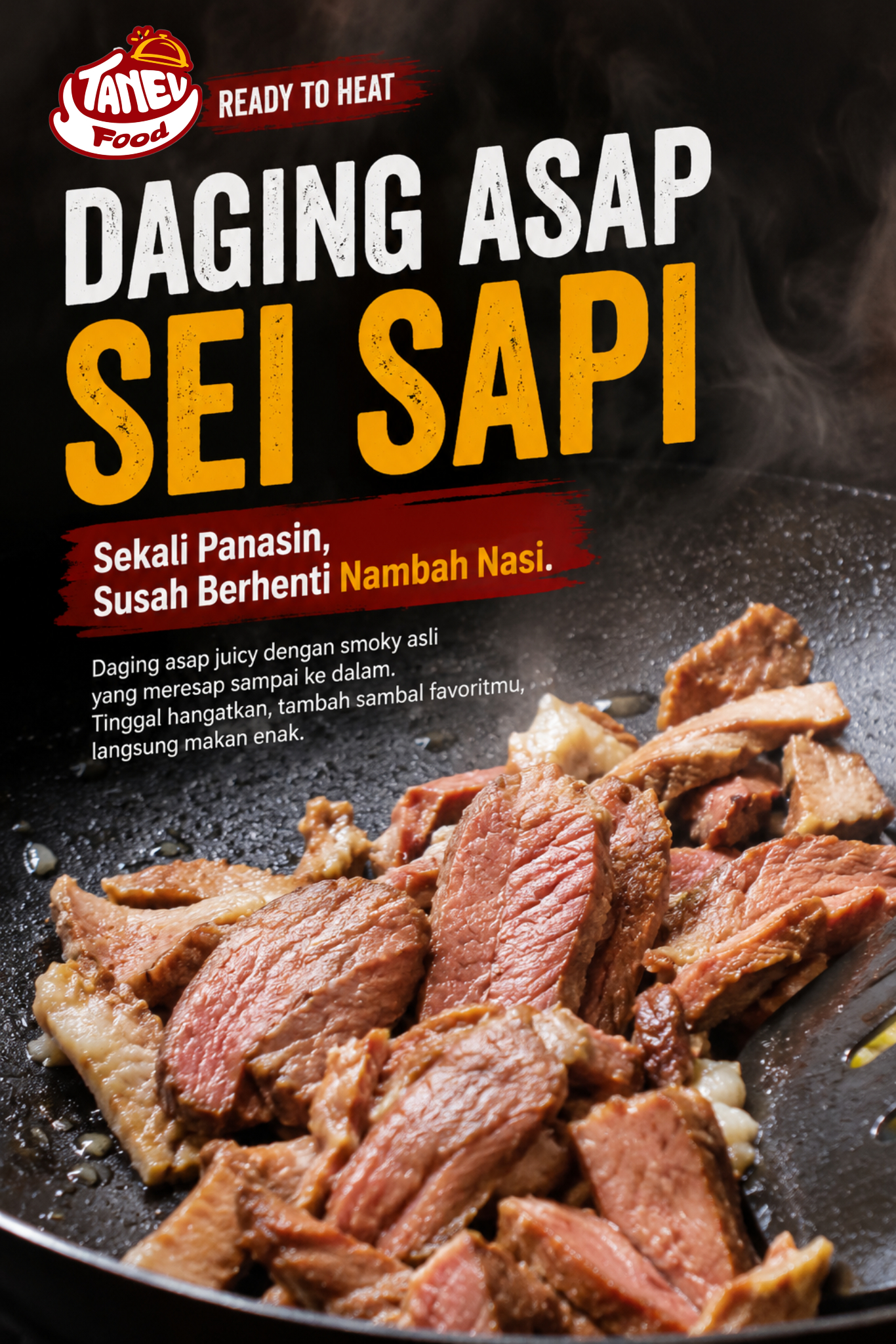 Sei Sapi Daging Asap