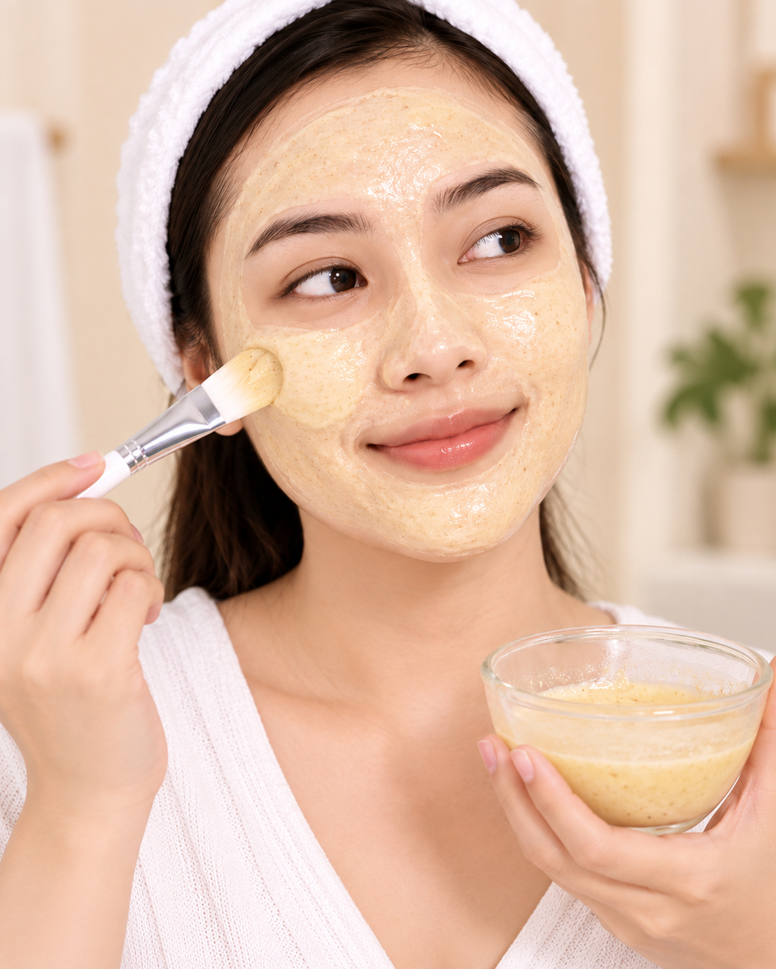 Aplikasikan Masker Telur