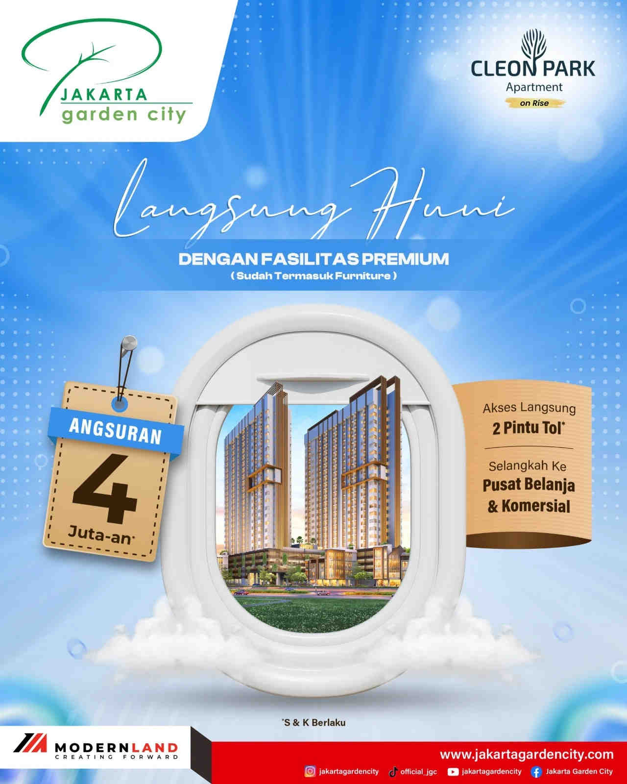 apartemen-cleon-jakarta-garden-city