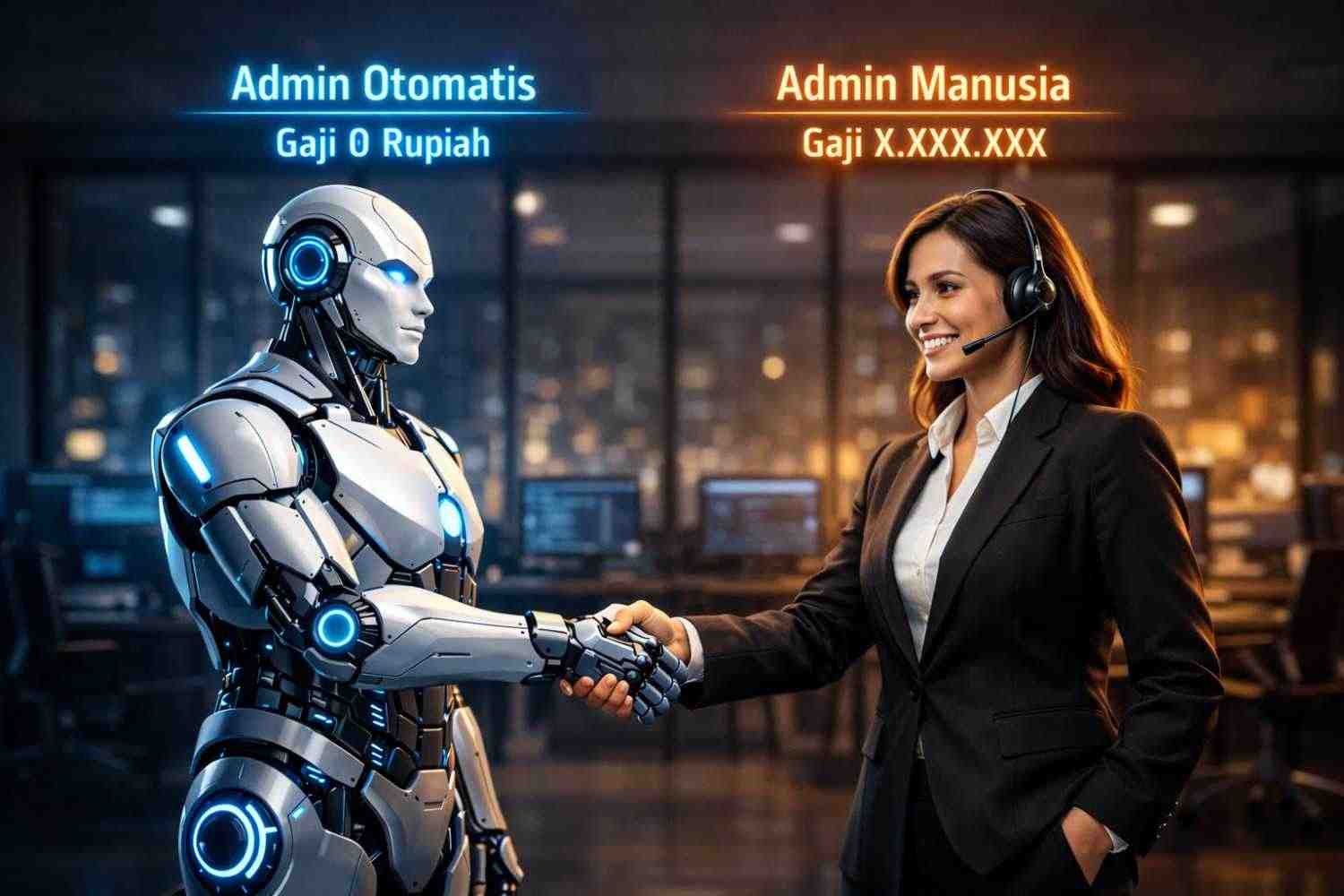 Admin Otomatis vs Admin Manusia