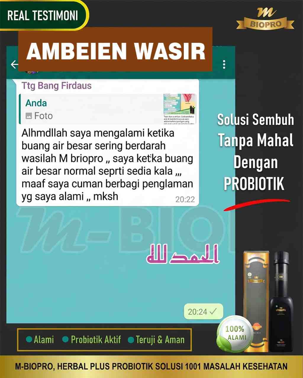 Testimoni Wasir