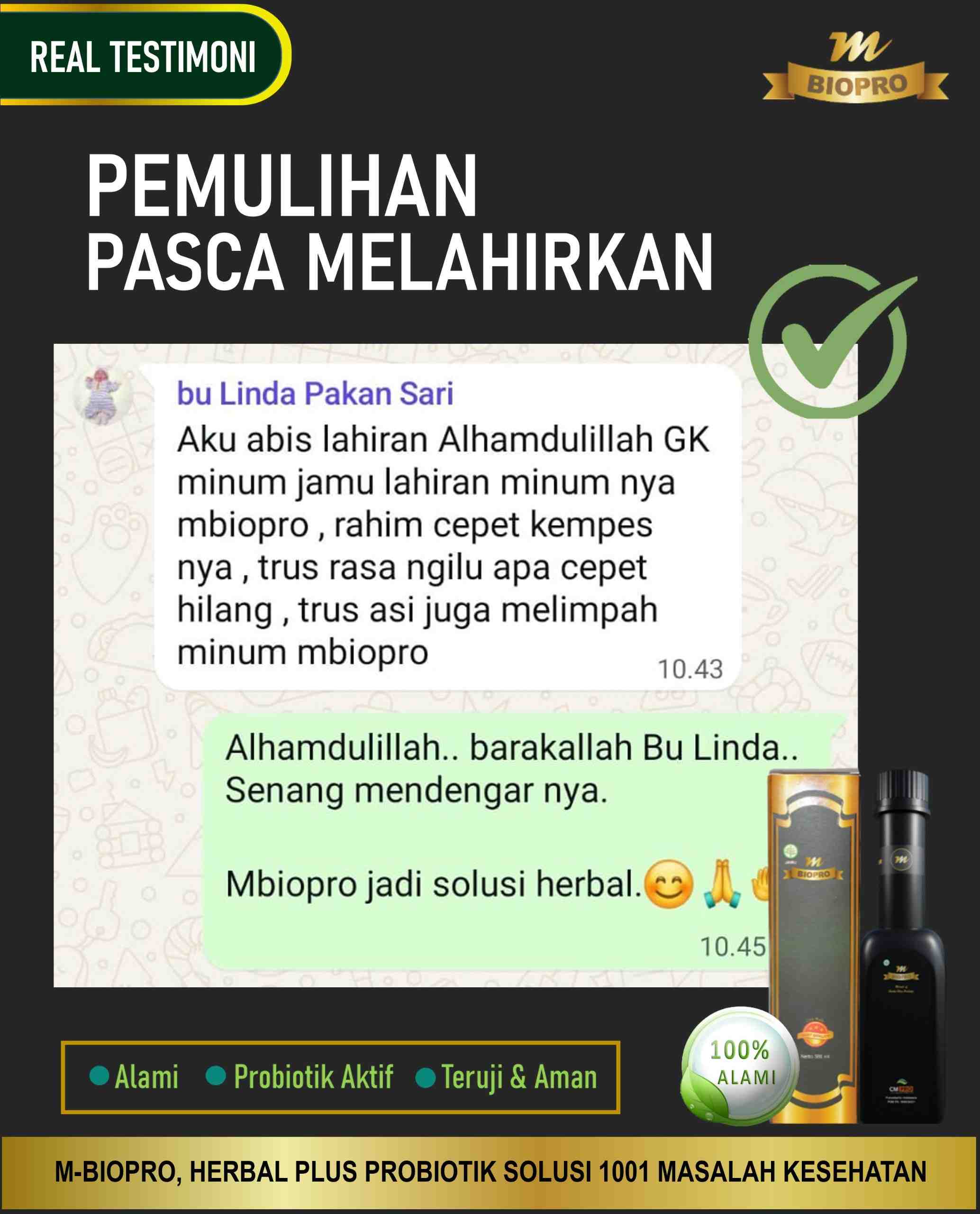 Testimoni Pasca Lahiran