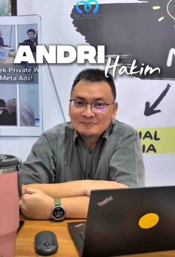 Foto Andri Hakim, alumni MDA