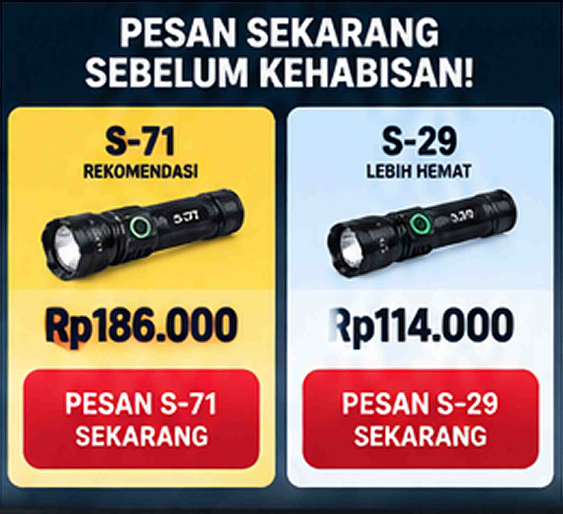 Penawaran S-71 dan S-29