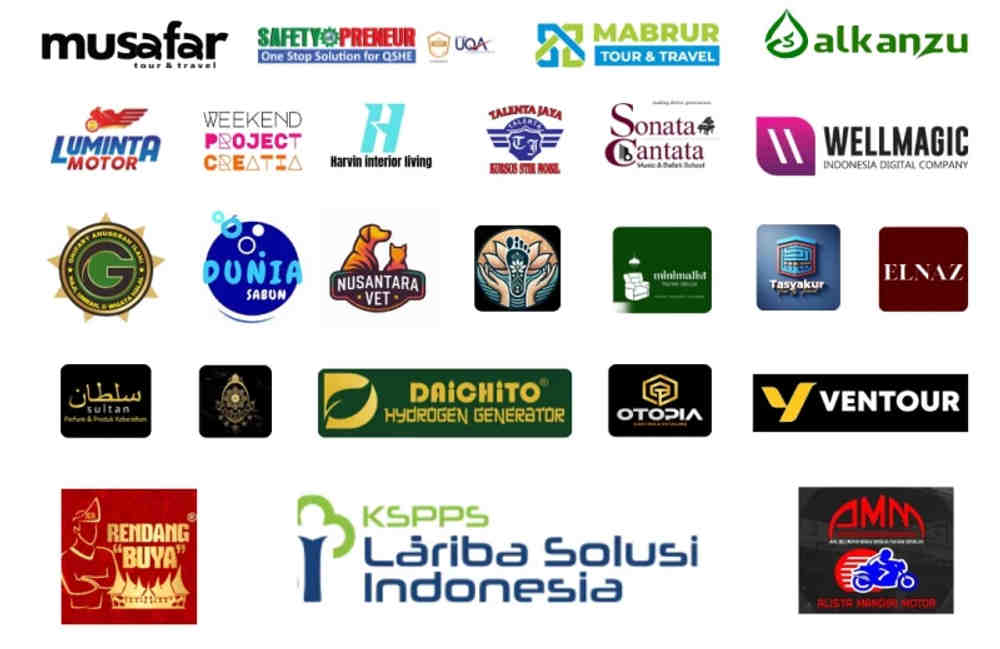 Logo brand peserta dan klien yang pernah mengikuti program MDA